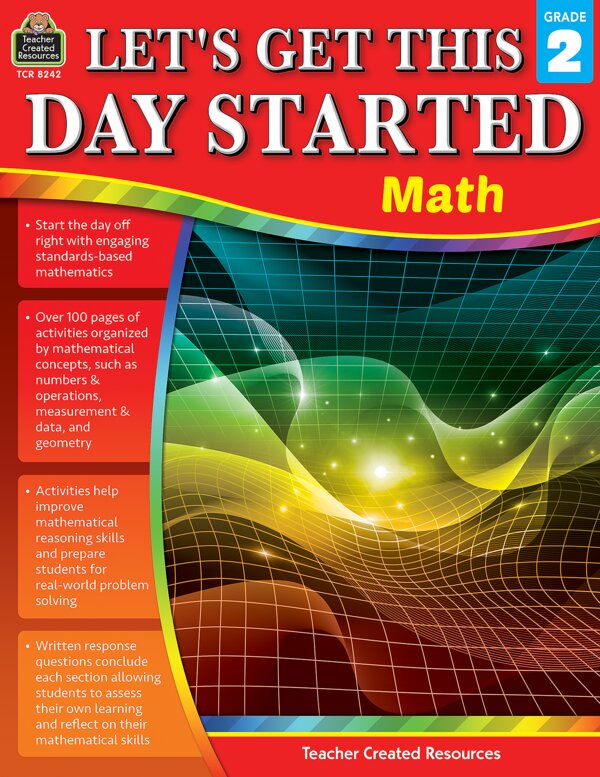TCR8242 Let's Get This Day Started: Math Grade 2 Image