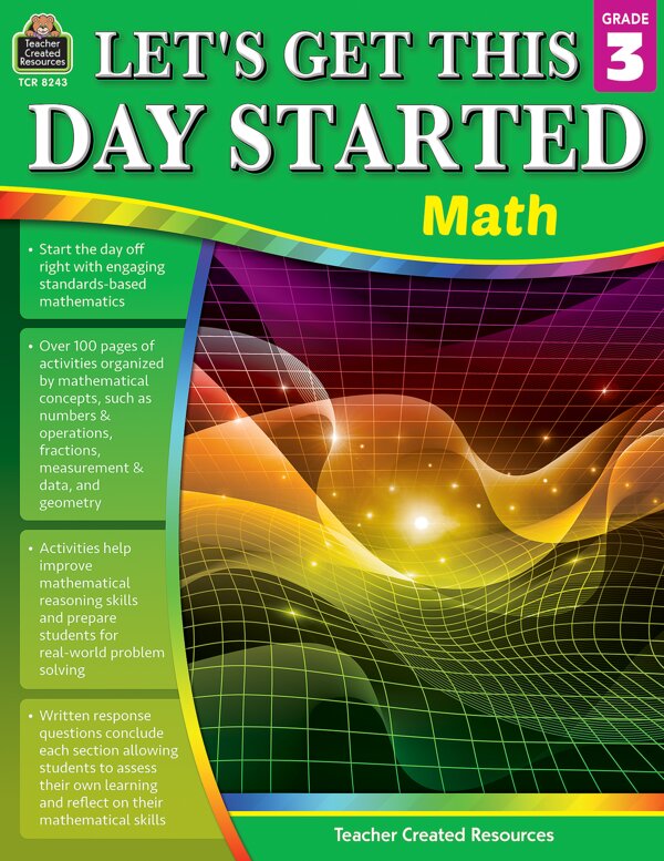 TCR8243 Let's Get This Day Started: Math Grade 3 Image