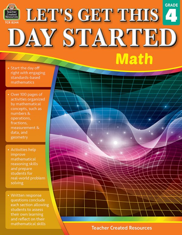 TCR8244 Let's Get This Day Started: Math Grade 4 Image