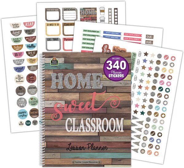 TCR8294 Home Sweet Classroom Lesson Planner Image