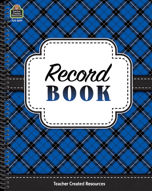 TCR8297 Plaid Record Book Image