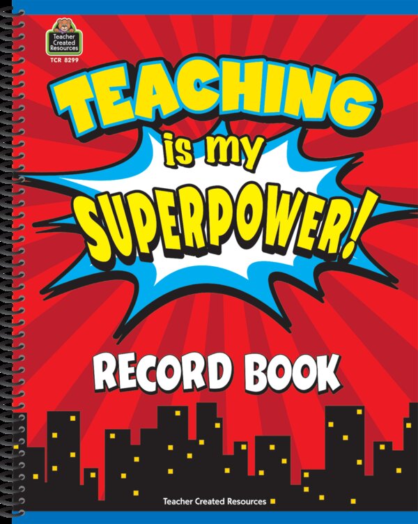 TCR8299 Teaching Is My Superpower Record Book Image