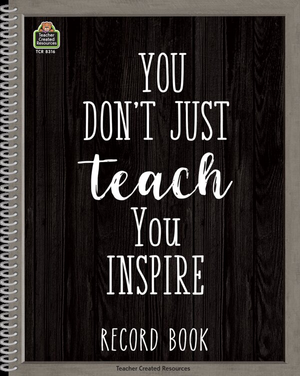 TCR8316 Modern Farmhouse Record Book Image