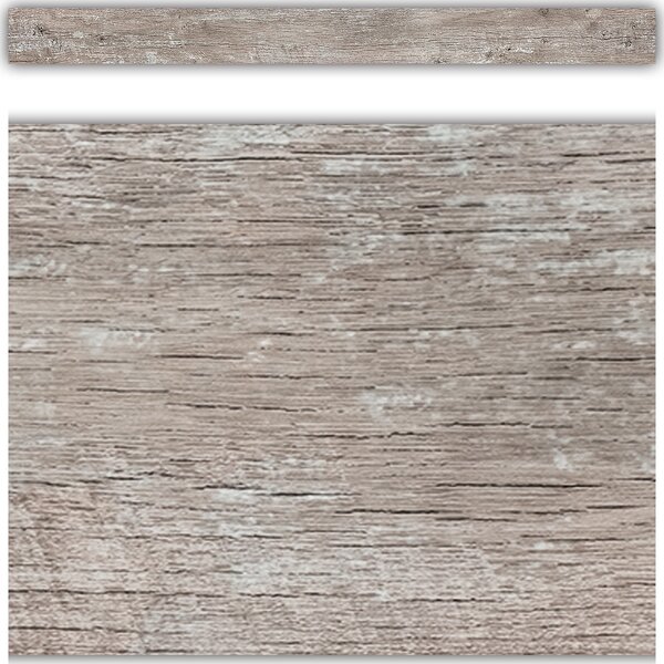 TCR8317 Weathered Wood Straight Border Trim Image