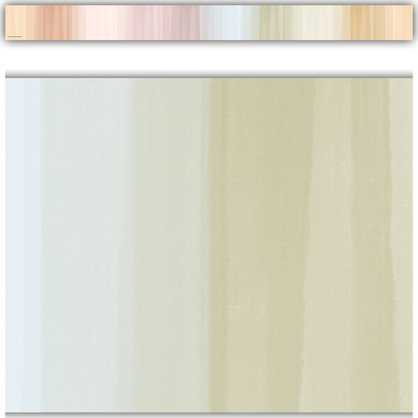 TCR8327 Cool Tones Straight Border Trim Image