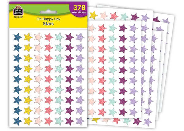 TCR8337 Oh Happy Day Stars Mini Stickers Image