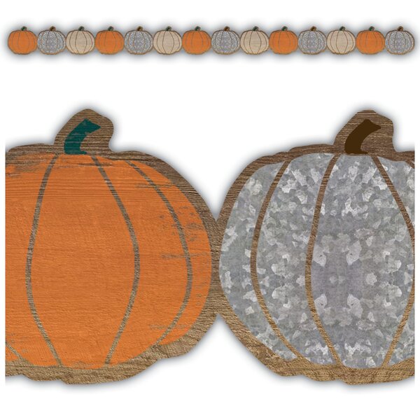 TCR8454 Home Sweet Classroom Pumpkins Die Cut Border Trim Image