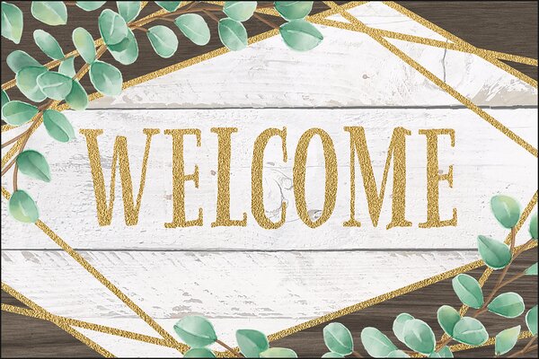 TCR8463 Eucalyptus Welcome Postcards Image