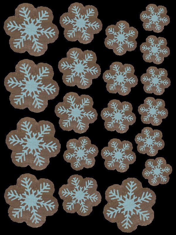 TCR8466 Home Sweet Classroom Snowflakes Accents - Assorted Sizes Image