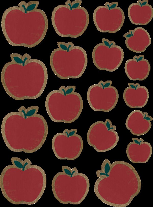 TCR8467 Home Sweet Classroom Apples Accents - Assorted Sizes Image