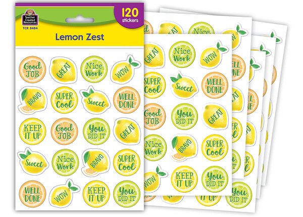 TCR8484 Lemon Zest Stickers Image