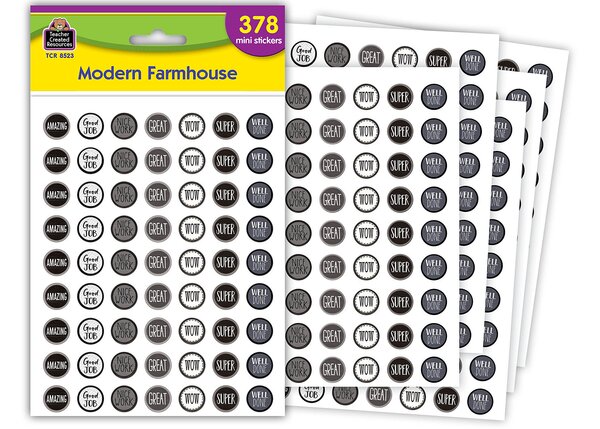 TCR8523 Modern Farmhouse Mini Stickers Image