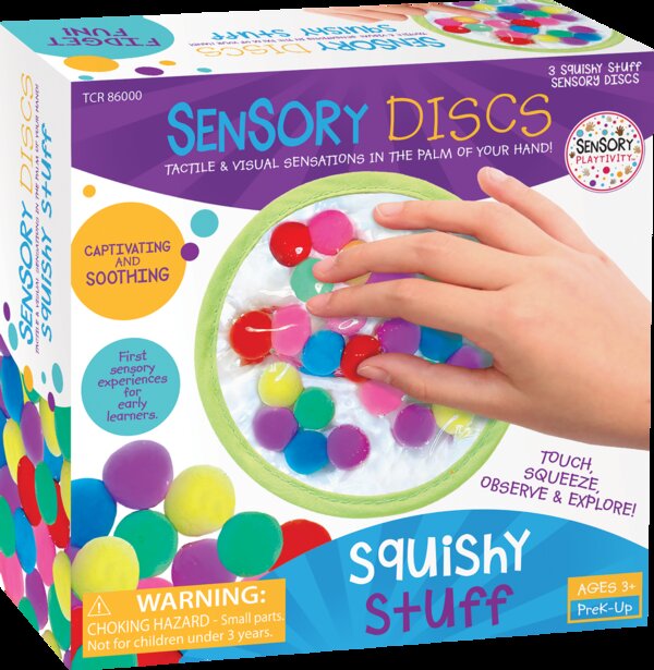 TCR86000 Sensory Playtivity Sensory Discs: Squishy Stuff Image