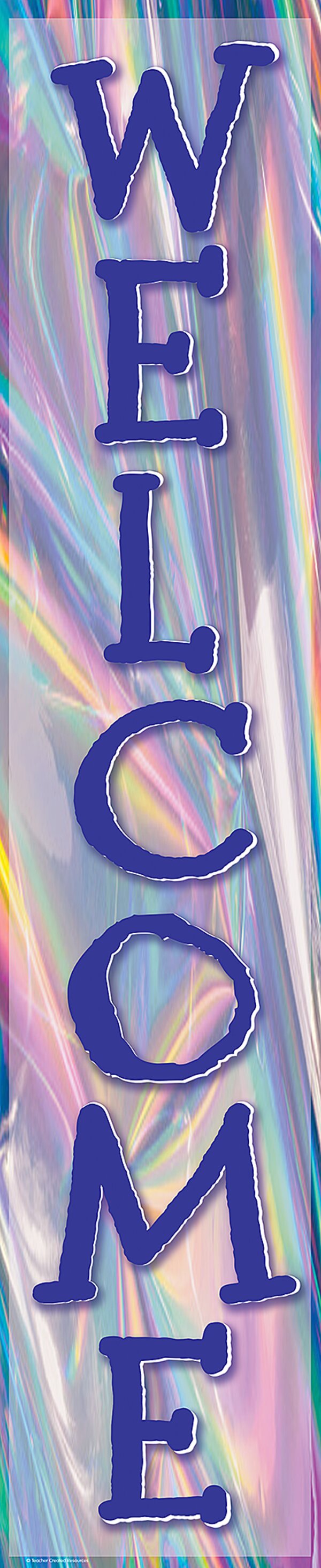 TCR8658 Iridescent Welcome Banner Image