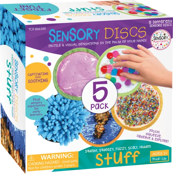 TCR866300 Sensory Playtivity Sensory Discs (Set of 5) Image