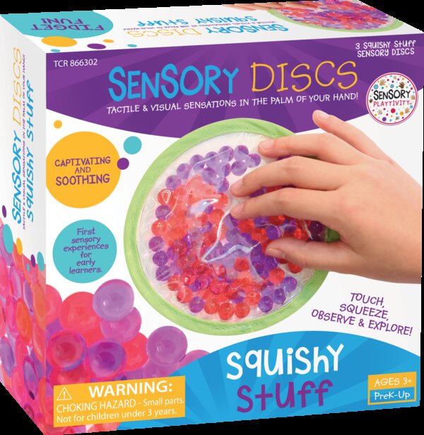 TCR866302 Sensory Playtivity Sensory Discs: Squishy Stuff Image