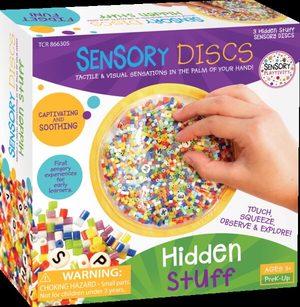 TCR866305 Sensory Playtivity Sensory Discs: Hidden Stuff Image