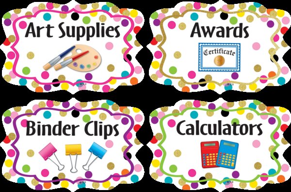 TCR8751 Confetti Supply Labels Image