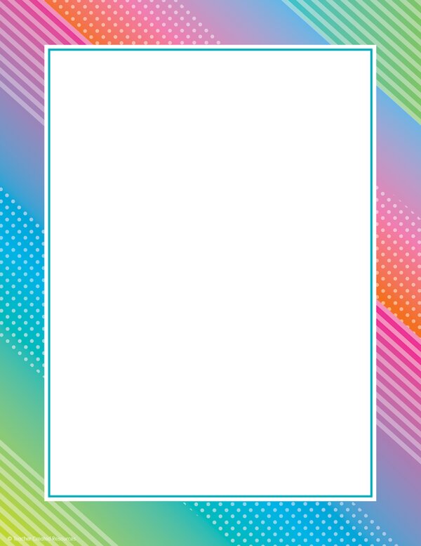 TCR8754 Colorful Vibes Computer Paper Image