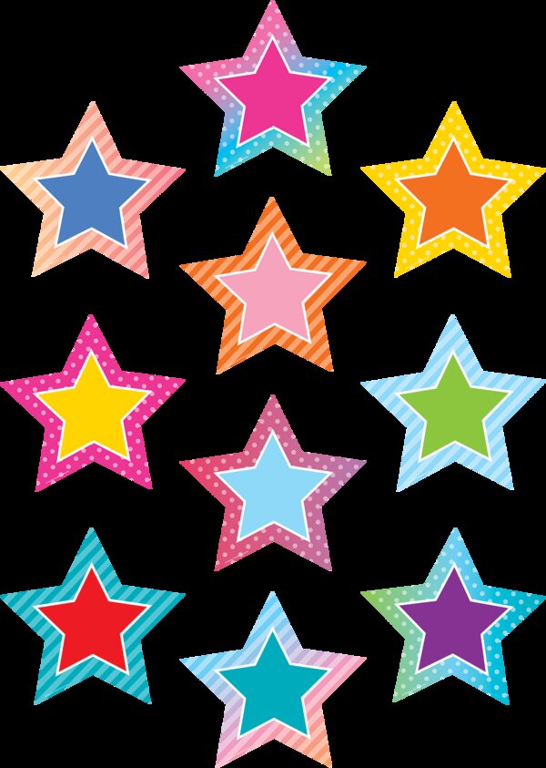 TCR8758 Colorful Vibes Stars Accents Image