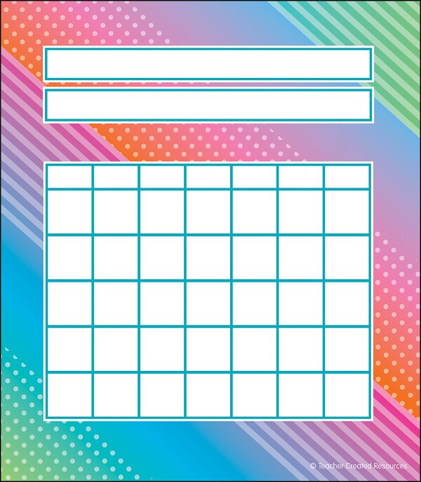 TCR8784 Colorful Vibes Incentive Charts Image