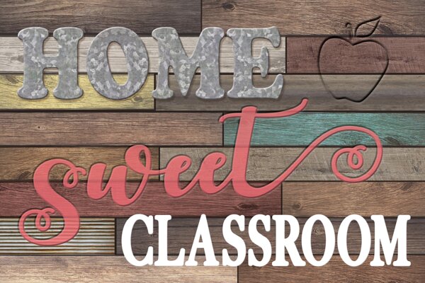 TCR8834 Home Sweet Classroom Postcards Image