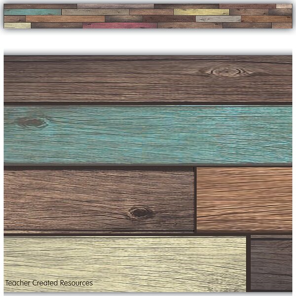 TCR8838 Reclaimed Wood Straight Border Trim Image