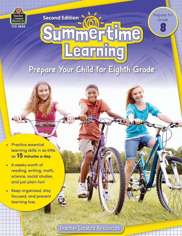 TCR8848 Summertime Learning Grade 8 Image