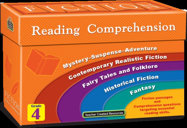 TCR8874 Fiction Reading Comprehension Cards Grade 4 Image