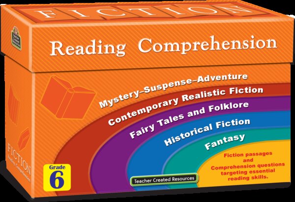 TCR8876 Fiction Reading Comprehension Cards Grade 6 Image