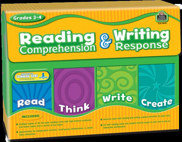 TCR9015 Reading Comprehension & Writing Response Grade 3-4 Image