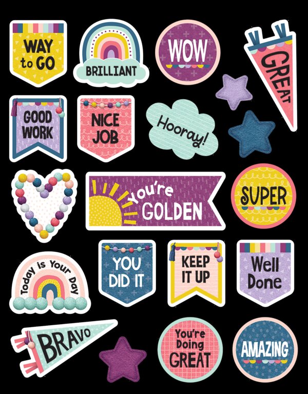 TCR9054 Oh Happy Day Stickers Image