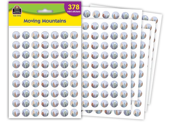 TCR9176 Moving Mountains Mini Stickers Image