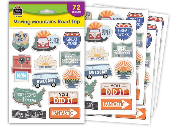 TCR9237 Moving Mountains Road Trip Stickers Image