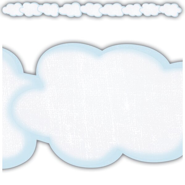 TCR9240 Clouds Die-Cut Border Trim Image