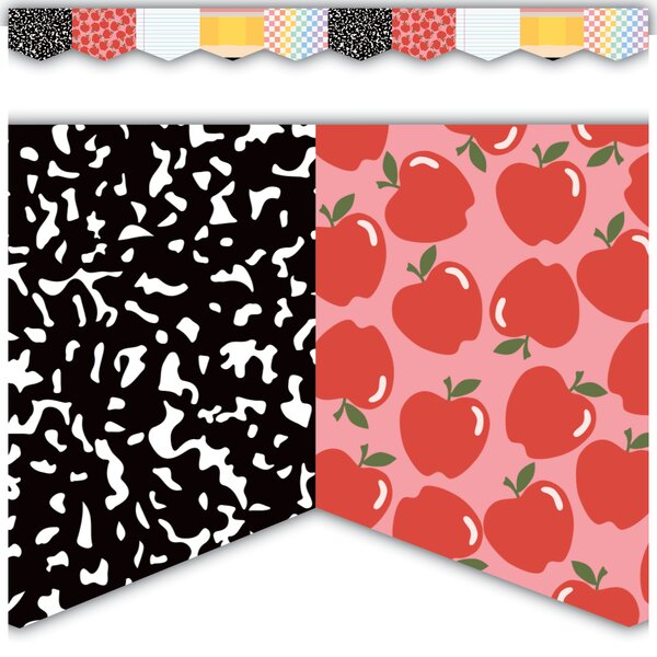 TCR9312 Cool for School Die-Cut Border Trim Image