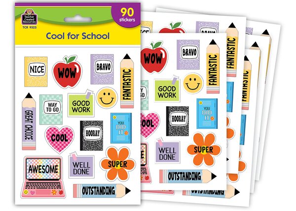 TCR9323 Cool for School Stickers Image