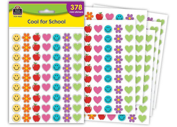 TCR9325 Cool for School Mini Stickers Image