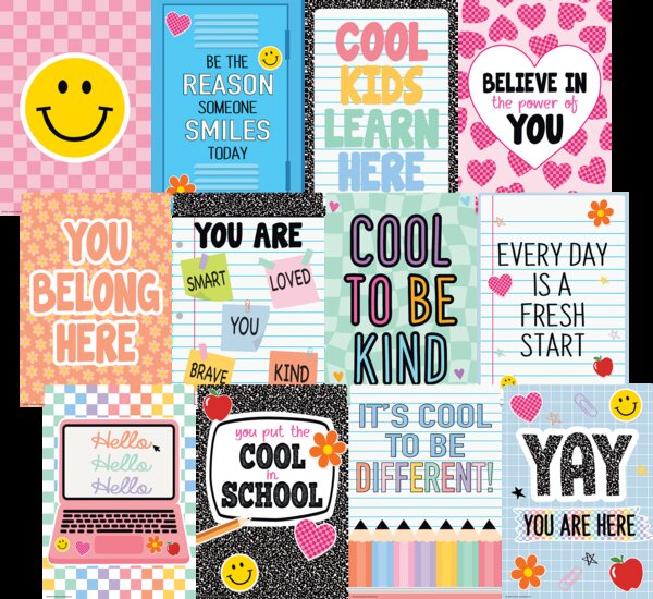 cool-for-school-positive-sayings-small-poster-pack-tcr9326-teacher-created-resources for Free Printable Posters For Schools Cool for School Positive Sayings Small Poster Pack - TCR9326 | Teacher Created Resources for Free Printable Posters For Schools