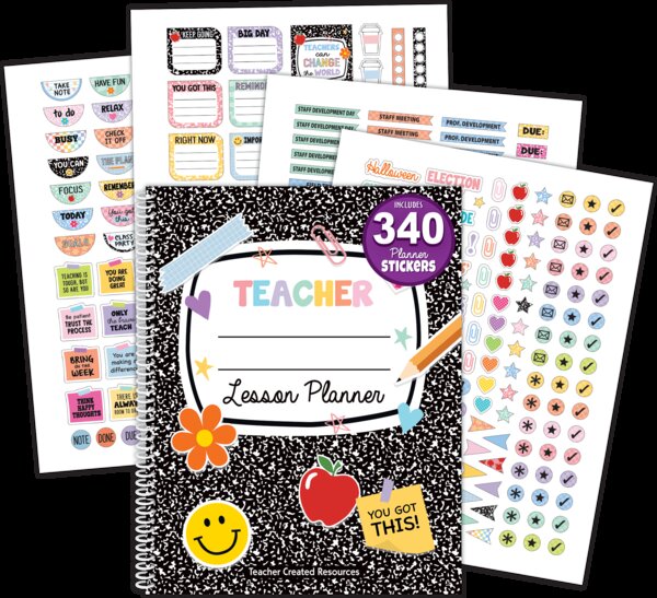 TCR9329 Cool for School Teacher Plan Book Image