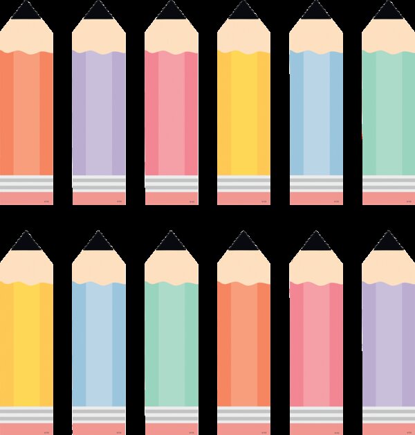 TCR9355 Cool for School Pencils Accents Image