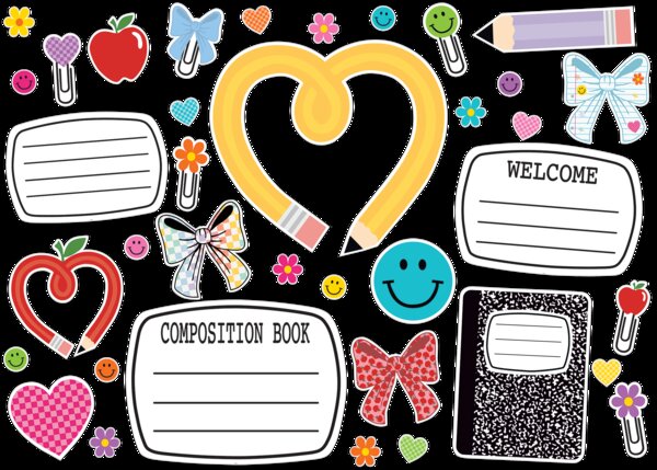 TCR9362 Cool for School Big & Bold Bulletin Board Image