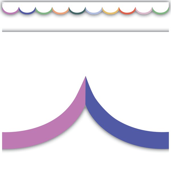 TCR9371 Color Crush Crushing It Scalloped Die-Cut Border Trim Image