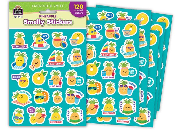 TCR9445 Pineapple Smelly Stickers Image