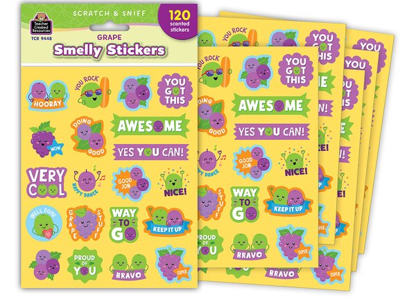 TCR9448 Grape Smelly Stickers Image