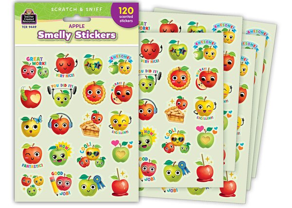 TCR9449 Apple Smelly Stickers Image