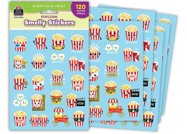 TCR9454 Popcorn Smelly Stickers Image