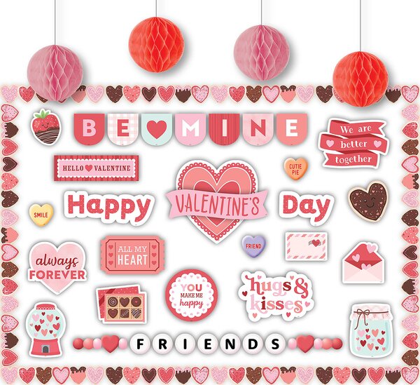 TCR9463 Valentine's Day Create & Decorate Quick Kit Image