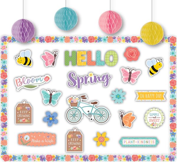 TCR9464 Hello Spring Create & Decorate Quick Kit Image