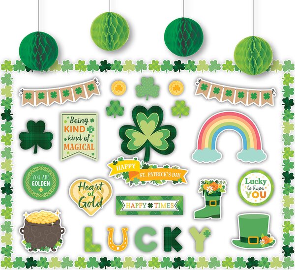 TCR9467 St. Patrick’s Day Create & Decorate Quick Kit Image